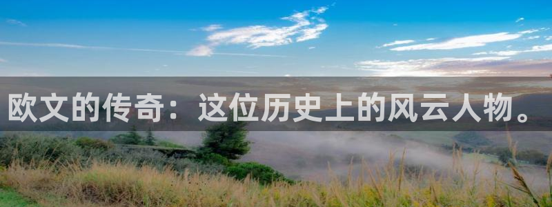 华信娱乐电子娱乐官网下载：欧文的传奇：这位历史上的风云人物。