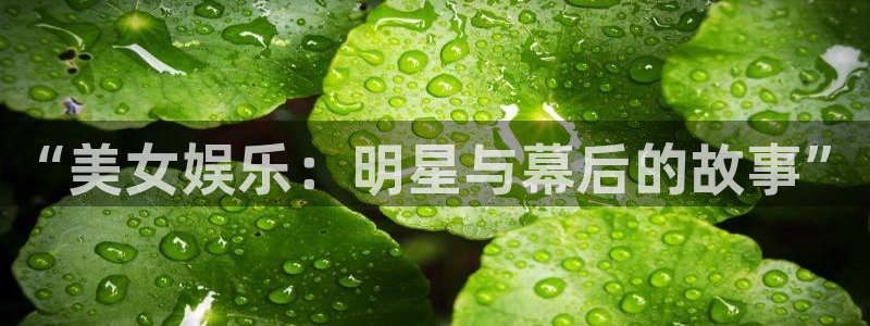 华信娱乐平台最新版本下载：“美女娱乐：明星与幕后的故事”